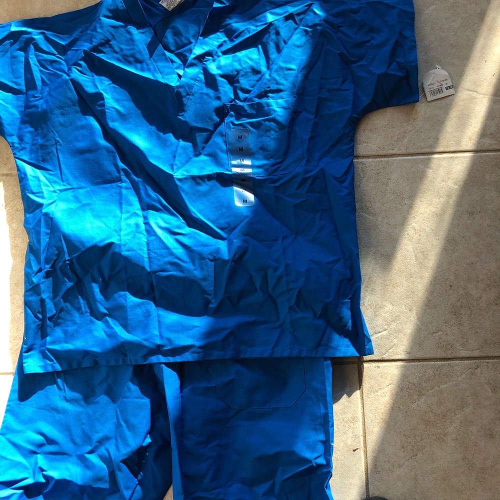 Bright Royal blue woman’s scrubs